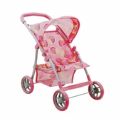 Çilek Desenli 4 Tekerlekli Puset thumbnail 1