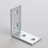 Raf Köşe Bağlantı Demiri 20x40x40 mm Metal L Aparat (50 Adet) Dolap Mobilya Sabitleme Destek Seti thumbnail 1