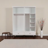 comiet Slope 4 Kapılı Mdfayaklı Tasarım Country Gardırop thumbnail 3