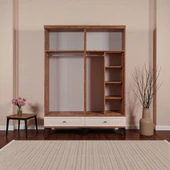 comiet Slope 4 Kapılı Mdfayaklı Tasarım Country Gardırop thumbnail 3