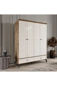 comiet Silva 4 Kapaklı Çekmeceli MDF Gardırop thumbnail 2