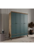 comiet Silva 4 Kapaklı Çekmeceli MDF Gardırop thumbnail 2