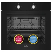 Simfer 4 Fonksiyon Trend Siyah Metal 3'lü Ankastre Set thumbnail 2