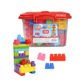 Play Blox Yapı Oyuncakları 56 Parça Kovalı Parlak Renkler Mega Blok Seti 3042 thumbnail 1