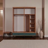 comiet Slope 4 Kapılı Mdfayaklı Tasarım Country Gardırop thumbnail 4