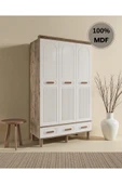 Home Comiet Pera 3 Kapaklı MDF Çekmeceli Aytaşı Gardırop thumbnail 1