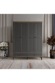 comiet Silva 4 Kapaklı Çekmeceli MDF Gardırop thumbnail 1