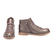 Erkek Hakiki Deri Kauçuk Tabanlı Anatomik Bilek Boy Klasik Bot thumbnail 10