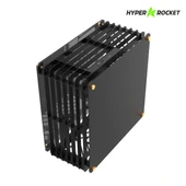 Hyper Rocket GRID M-ATX M-ITX Gaming Open Frame Siyah Oyuncu Kasası thumbnail 3