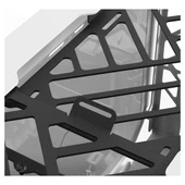 Hyper Rocket X-ERA Print Stream M-ATX RGB Open Frame Gaming Oyuncu Kasası thumbnail 7