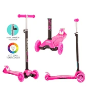 Torutoys Maxi Twist Işıklı Scooter Pembe thumbnail 1