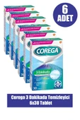 Corega 3 Dakikada Temizleyici 30 Tablet 6 Adet thumbnail 1