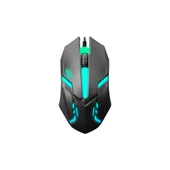 KM-G77 Siyah USB Aydınlatmalı Klavye Mouse Set KM-G77 thumbnail 4