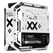 Hyper Rocket X-ERA PRO ATX RGB Gaming Beyaz Oyuncu Kasası thumbnail 5