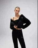 Ellesse EF525-Fleece Kadın Siyah Polar Mont thumbnail 9