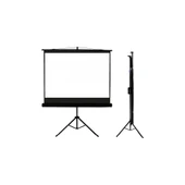 TX-18 180x180 Tripod İthal Projeksiyon Perdesi (Arkası Siyah Fonlu) thumbnail 2