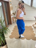 Pens Detaylı Şalvar Pantolon thumbnail 4