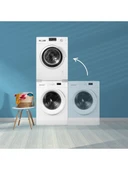 9-10 Kğ İçin Arçelik Beko Altus Grundıg Çamaşır Yıkama Makinesi Ve Çamaşır Kurutma Makinesi Kemerli Birleştirme Aparatı Montaj Kiti thumbnail 2