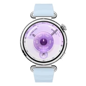 Sneezy Huawei Watch GT6 41mm İle Uyumlu SoftFlex Metal Tokalı Spor Silikon Akıllı Saat Kordonu  Mavi thumbnail 5