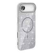 iPhone 17 Air Kılıf M-safe Şarj Özellikli Parlayan Simli ZNTH Okso Kapak - Derin Mor thumbnail 6