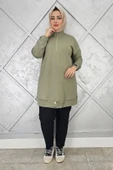 KADIN ÇIT ÇIT DETAYLI TESETTÜR TUNİK thumbnail 2