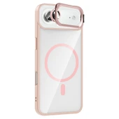 iPhone 17 Air Kılıf Standlı ve Kamera Lens Hediyeli M-Safe Şarj Özellikli ZNTH Etro Kapak - Siyah thumbnail 6