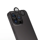 iPhone 16 Pro Max ZNTH Mikro Kamera Lens Koruyucu - Gümüş thumbnail 2