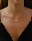 925 Gümüş - Güve Kolye thumbnail 2