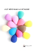 12'Lİ Profesyonel Yüz Make Up Makyaj Sünger Seti Hediyelik Islak Kuru Kullanıma Uygun Makyaj Süngeri thumbnail 2