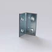 (50 ADET) Metal Köşebent 40x20x20 mm L Demiri Gönye Mobilya Dolap Duvar Sabitleme Bağlantı Aparatı thumbnail 7