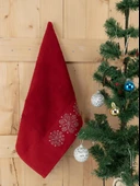 Pamuklu 2'li 45x70 cm Premium Nakışlı Tasarım Havlu & Havlu Seti Baveno thumbnail 6