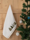 Pamuklu 2'li 45x70 cm Premium Nakışlı Tasarım Havlu & Havlu Seti Baveno thumbnail 3