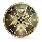 AgaKulche Malta Haçı 1/4 Ons Altın Sikke Coin thumbnail 1