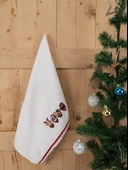 Pamuklu 2'li 45x70 cm Premium Nakışlı Tasarım Havlu & Havlu Seti Baveno thumbnail 12