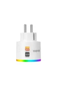 S-LINK SL-03 16A Akım Korumalı Akıllı Priz RGB Işıklı 2.4 G WIFI&BT TUYA Destekli thumbnail 5