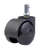 3 Adet Büro Tipi Pimli Plastik Koltuk Sandalye Tekeri 50mm thumbnail 7