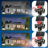 Apronx 9MP 4G Solar PTZ Kamera | 3 Ekran 10x Optik Zoom | 12W Panel | 20.000 mAh Batarya | SIM Kartlı thumbnail 2