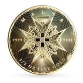 AgaKulche Malta Haçı 1/2 Ons Altın Sikke Coin thumbnail 1