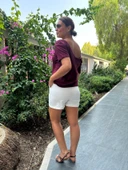 Şehir Boy Pile Ve Cep Detaylı Kumaş Şort thumbnail 6