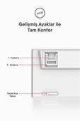 Everest Brıar Type-C Bağlantılı RGB Puding Tuşlu Mekanik Red Switch Türkçe Q Gaming Oyuncu Klavyesi Beyaz thumbnail 7