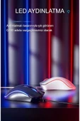 HP G100 1600 Dpı Usb Kablolu Optik Ledli Gökkuşağı Aydınlatmalı Oyuncu Mouse Beyaz | Ramwhite Garantili thumbnail 5