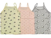 DESENLİ İP ASKILI KIZ ATLET (3 ADET) thumbnail 3