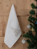 Pamuklu 2'li 45x70 cm Premium Nakışlı Tasarım Havlu & Havlu Seti Baveno thumbnail 9