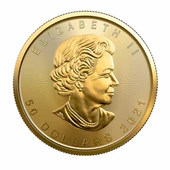 AgaKulche 1 Ons Maple Leaf Altın Sikke Coin thumbnail 2