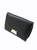 OLLBAG 1026 Siyah Çıtçıtlı Kartlık Cüzdan – Kadın El Çantası thumbnail 1