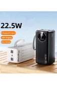 Polygold PG-PW650 50000 mAh Power Bank  22.5W Süper Hızlı Şarj, 4 Dahili Kablolu ve Dijital LED Ekran thumbnail 3