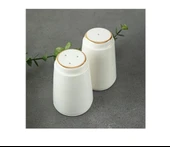 Altın yaldızlı porselen Tuzluk Biberlik thumbnail 2