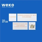 Wkset-6406 37134X10 Kj58d05-Zc22ag-06E 303Kj580036e  10 Adet Led Bar ( Tvnizin içindeki led barla aynısı olduğunu görmeden almayınız. Led bar ürünlerinde paket açıldığında iade kabul edilmemektedir. ) thumbnail 2