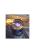 Led Işıklı Cam Samanyolu Küre Renkli Dekoratif Renk Değiştiren Hediye Küre thumbnail 2