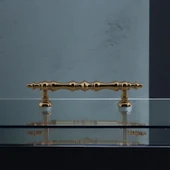 Mobilya Çekmece Mutfak Dolabı Dolap Kulpları Kulbu Kulpu Bronz Metal Kulp 128 mm - 12.8 cm thumbnail 2